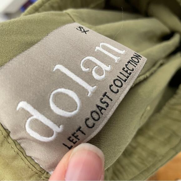 Dolan Anthropologie Green Casual Pull On Pants Women’s XS Womens Joggers Boho - Picture 10 of 11